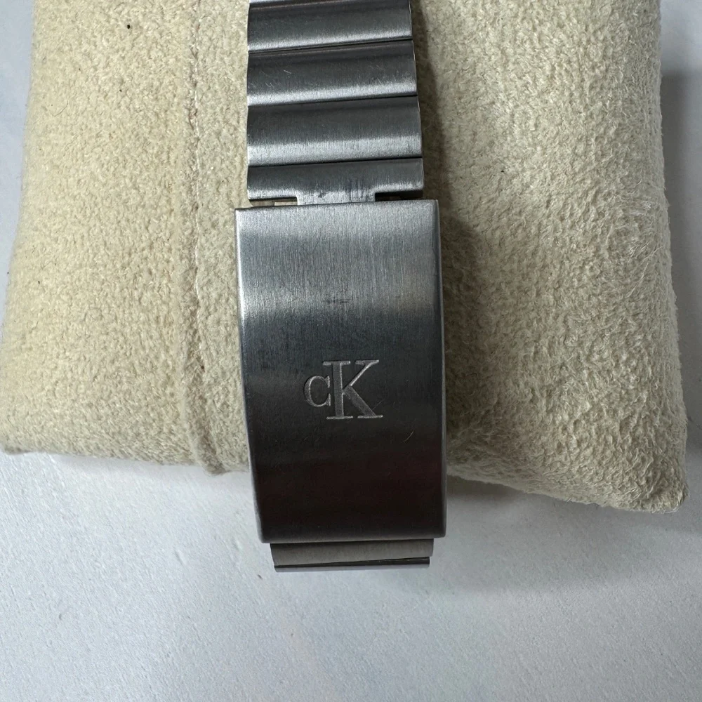 Calvin Klein‎ Swiss made quartz watch white dial stainless steel